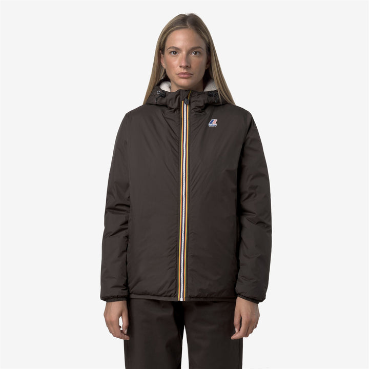 Chaqueta impermeable unisex de entretiempo con aislamiento en color oliva negro 3