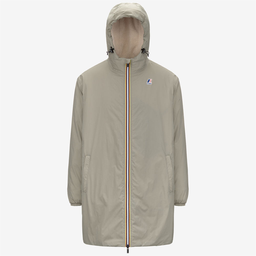 Jackets_UNISEX_LE VRAI 4.0 EIFFEL EAST ORSETTO_3/4 Length_Green Oak - Commercial 1