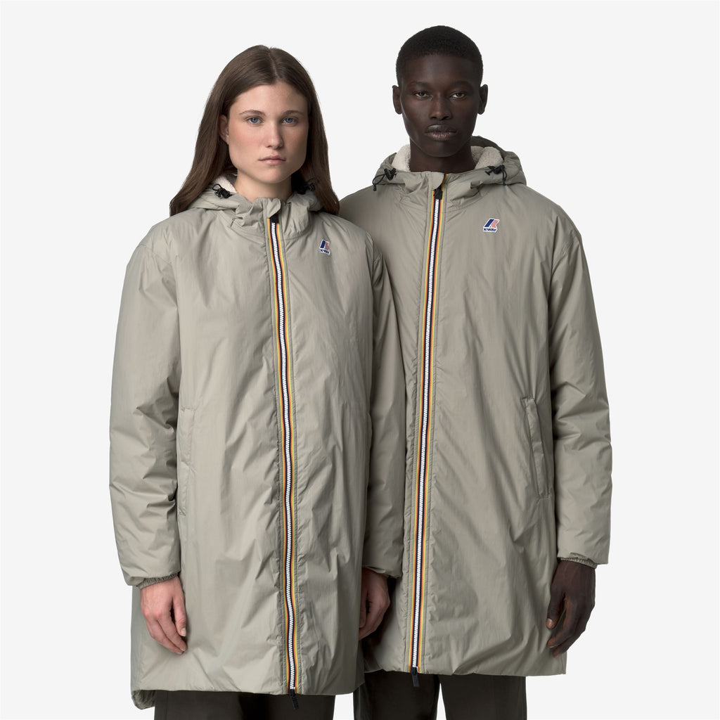 Jackets_UNISEX_LE VRAI 4.0 EIFFEL EAST ORSETTO_3/4 Length_Green Oak - Commercial 7