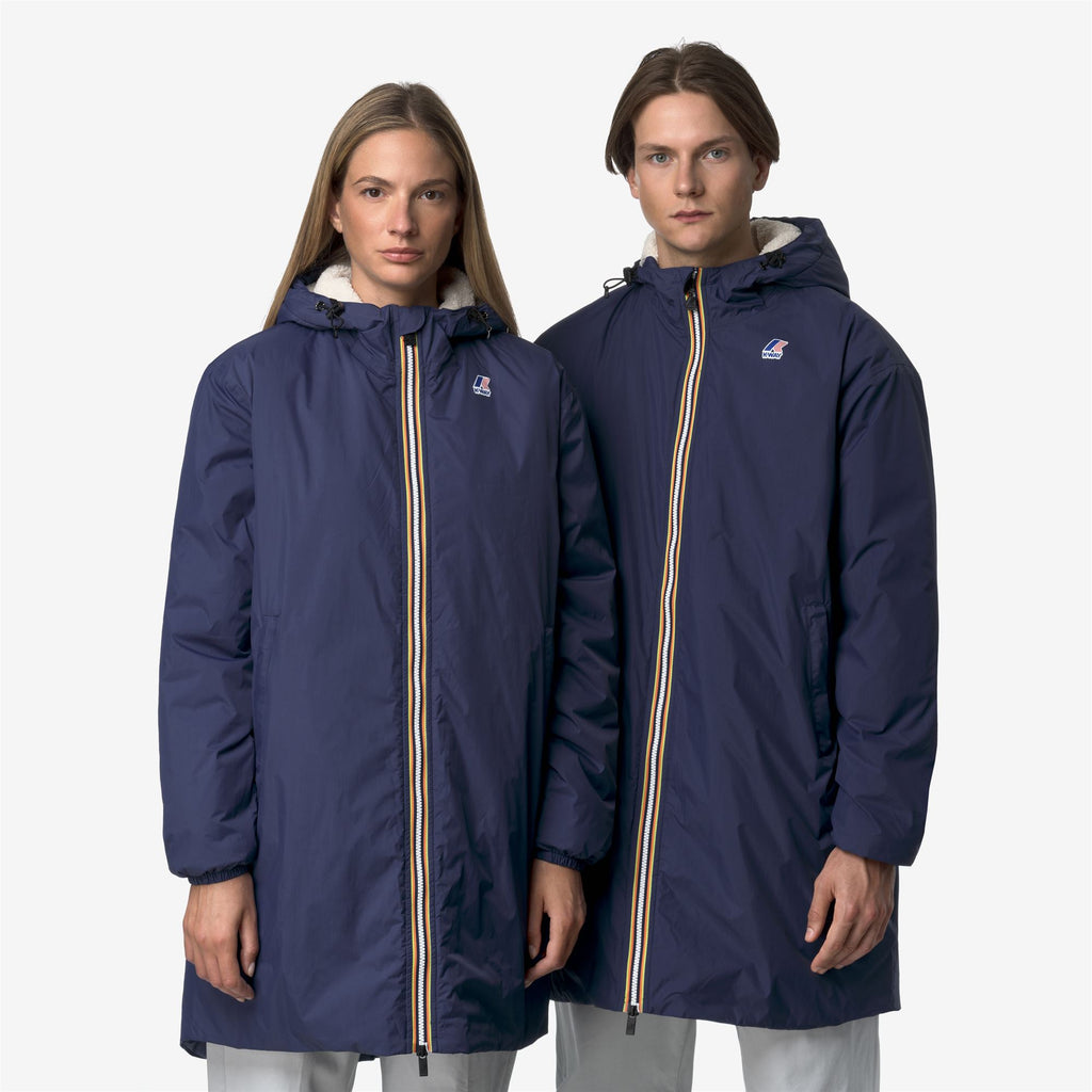 Jackets_UNISEX_LE VRAI 4.0 EIFFEL EAST ORSETTO_3/4 Length_Blue Deep Cobalt - Commercial 7