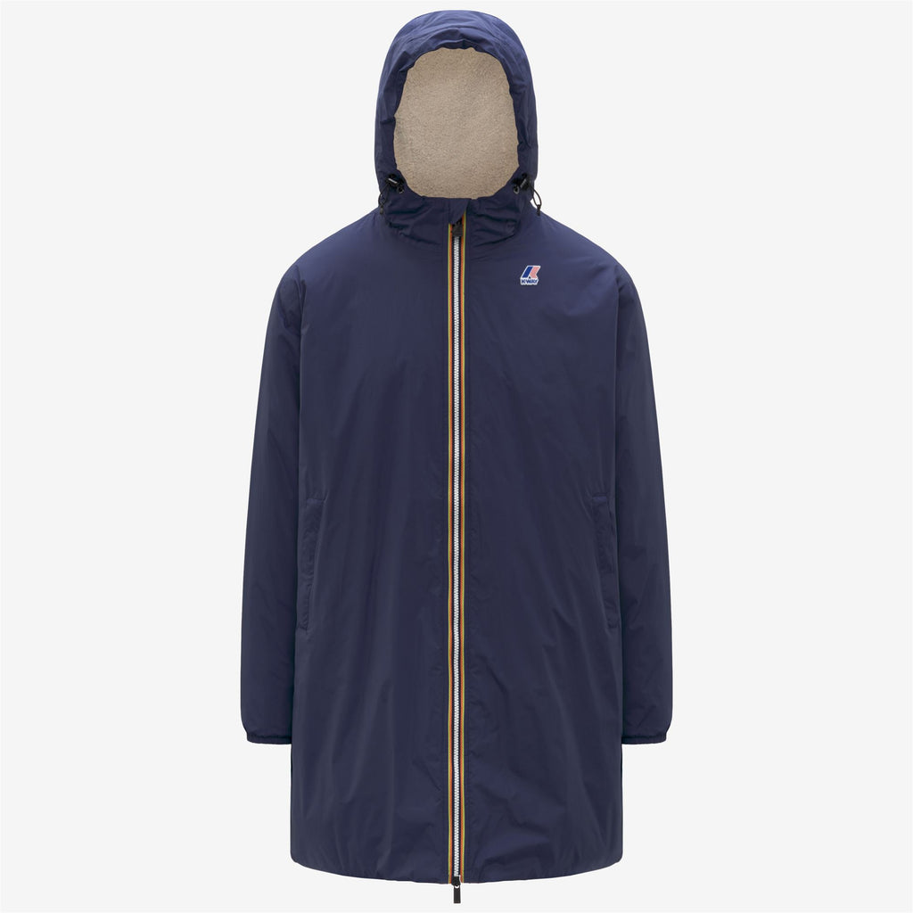 Jackets_UNISEX_LE VRAI 4.0 EIFFEL EAST ORSETTO_3/4 Length_Blue Deep Cobalt - Commercial 1
