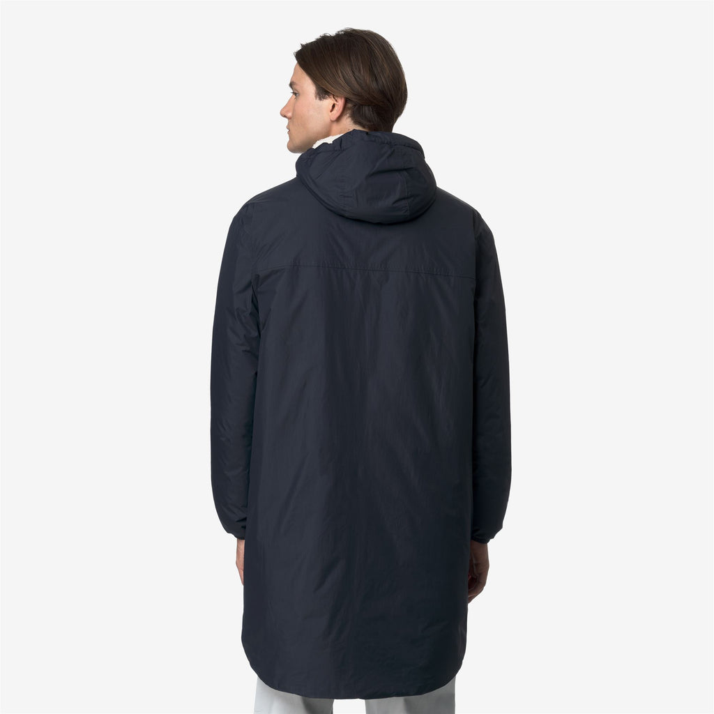 Jackets_UNISEX_LE VRAI 4.0 EIFFEL EAST ORSETTO_3/4 Length_Blue Depth - Commercial 5