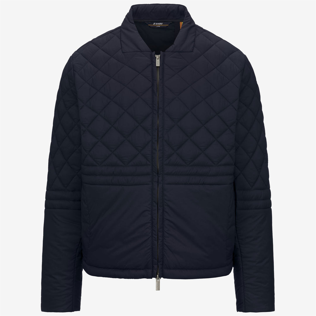 Blue Men's Casual Short Jacket with Warmth and Protection 01