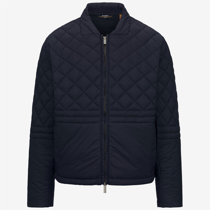 Chaqueta corta informal azul para hombre con calidez y protección 1