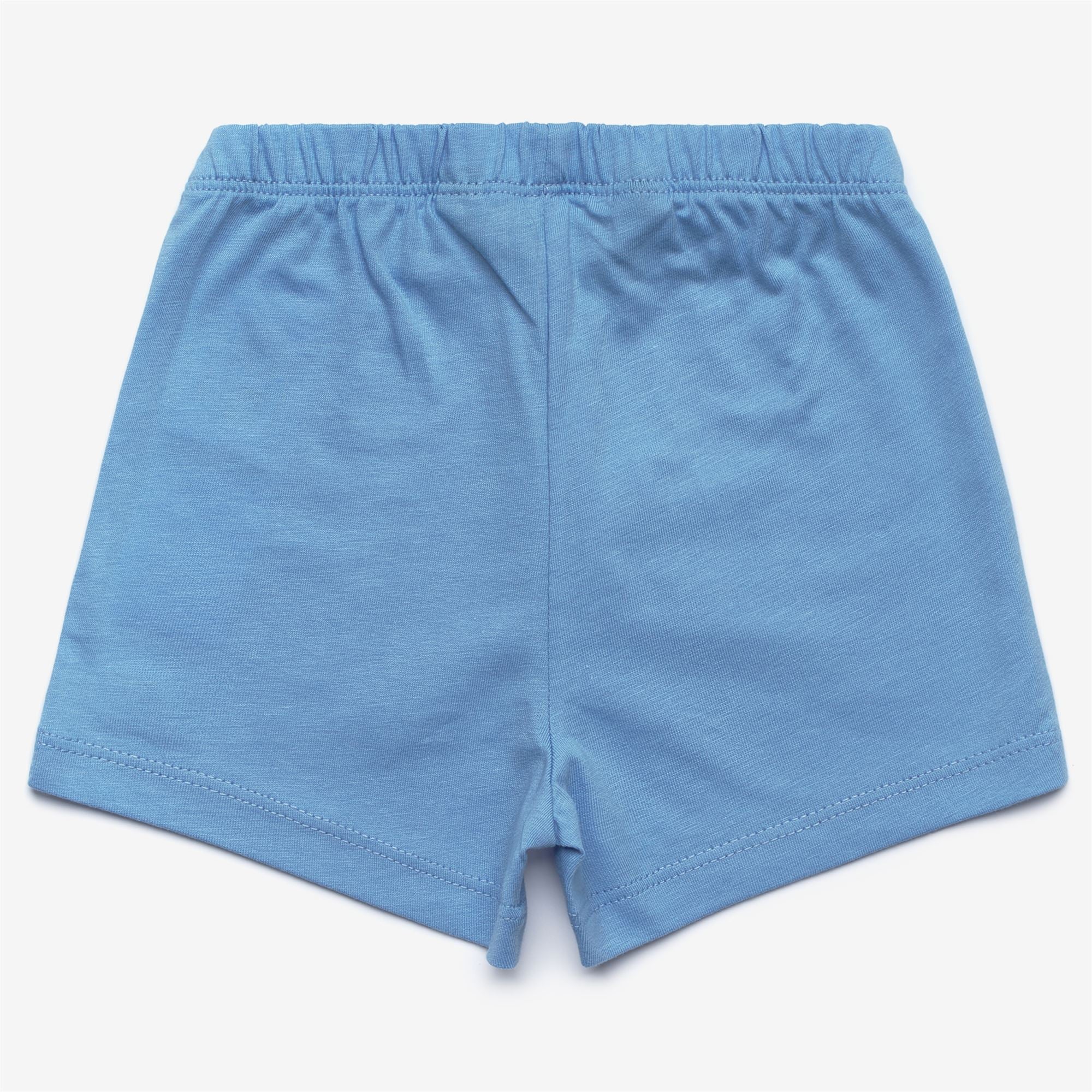 Sets_Kid unisex_E. PETE SET PLAGE  JERSEY_Shorts / T-Shirt_White - Blue Cielo - Commercial 6