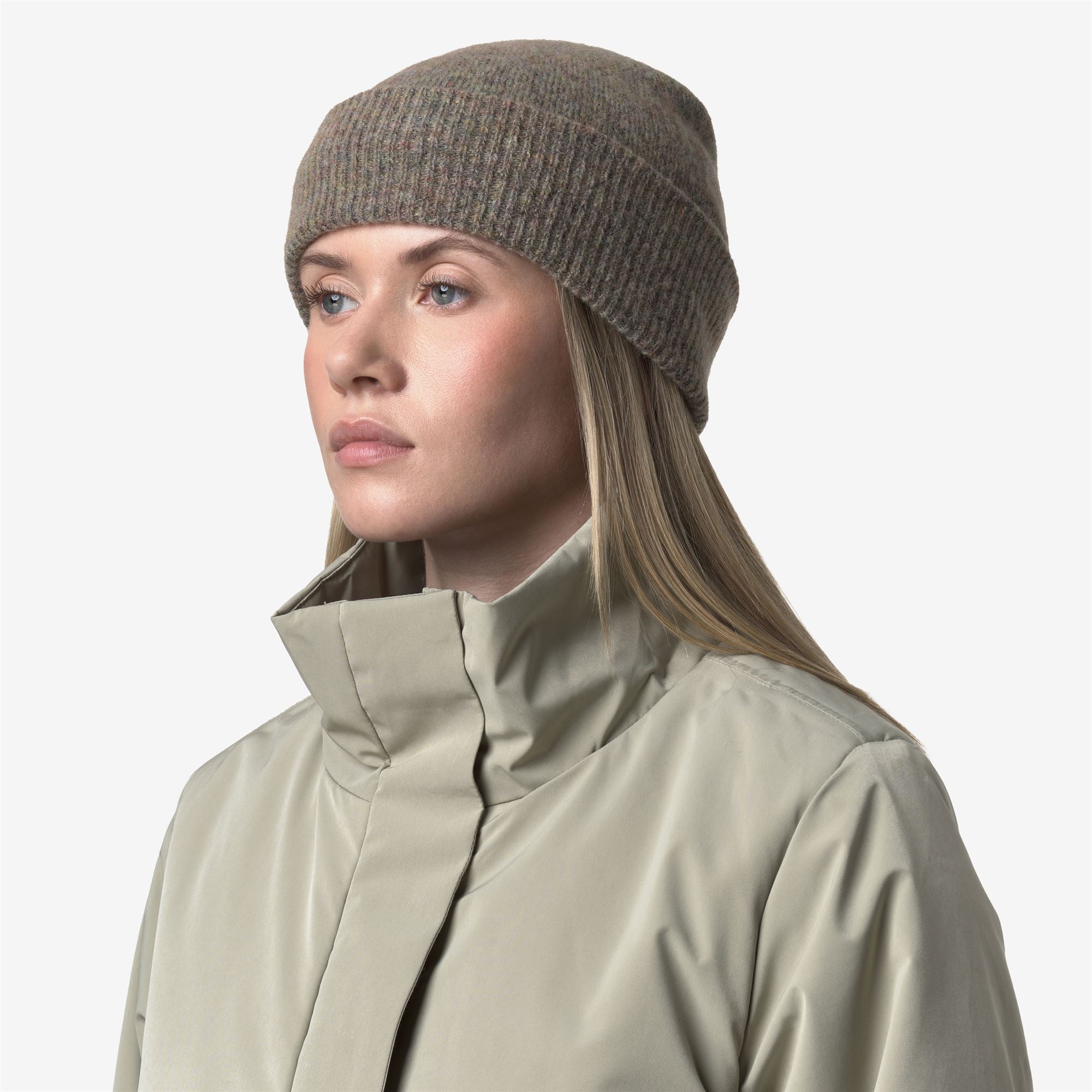 Headwear_WOMAN_BRICE WOOL STRETCH_Hat_Pink Dust Mix - Commercial 4