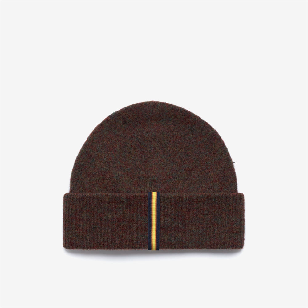 Brown Women's Warm Wool Blend Beanie Hat 02
