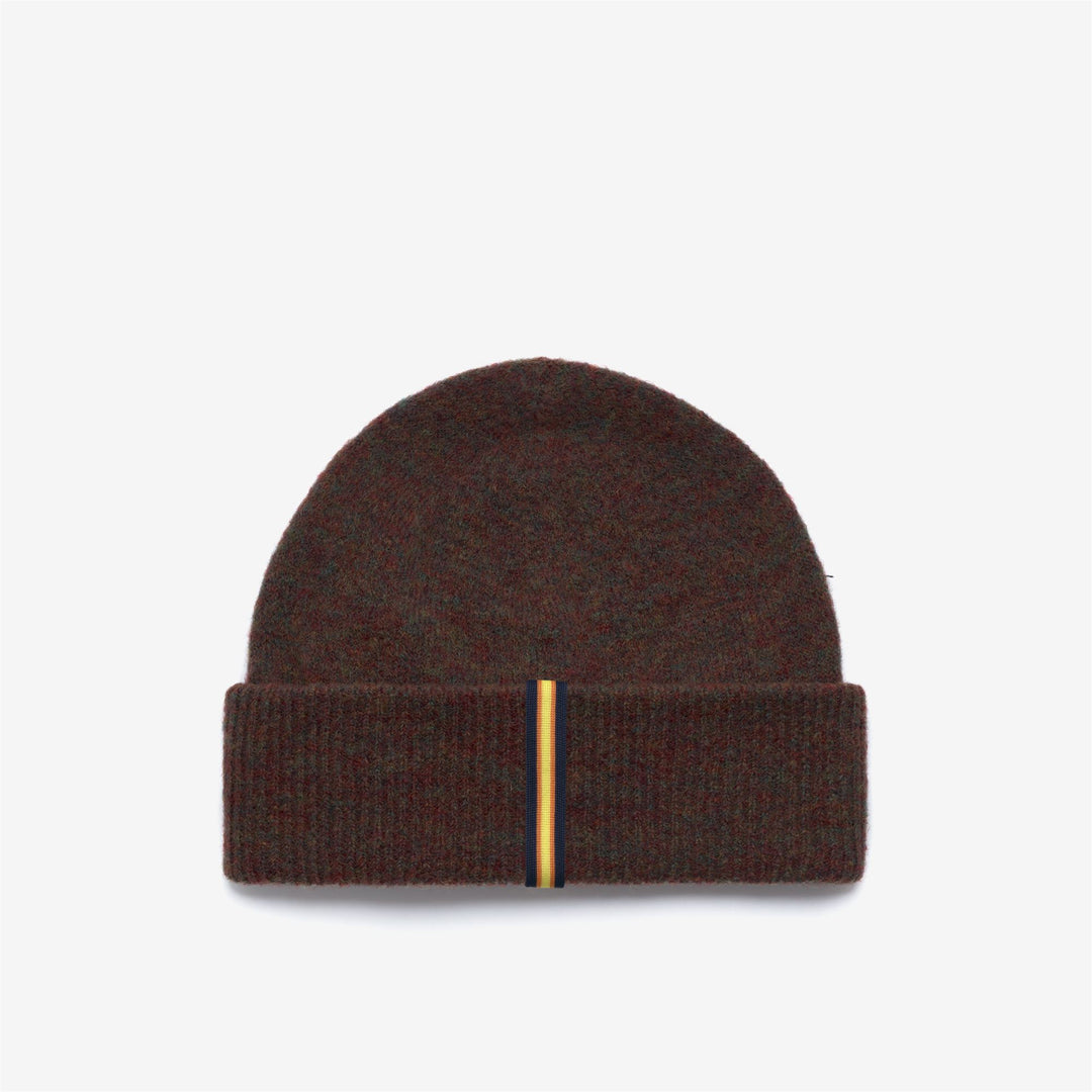 Brown Women's Warm Wool Blend Beanie Hat main