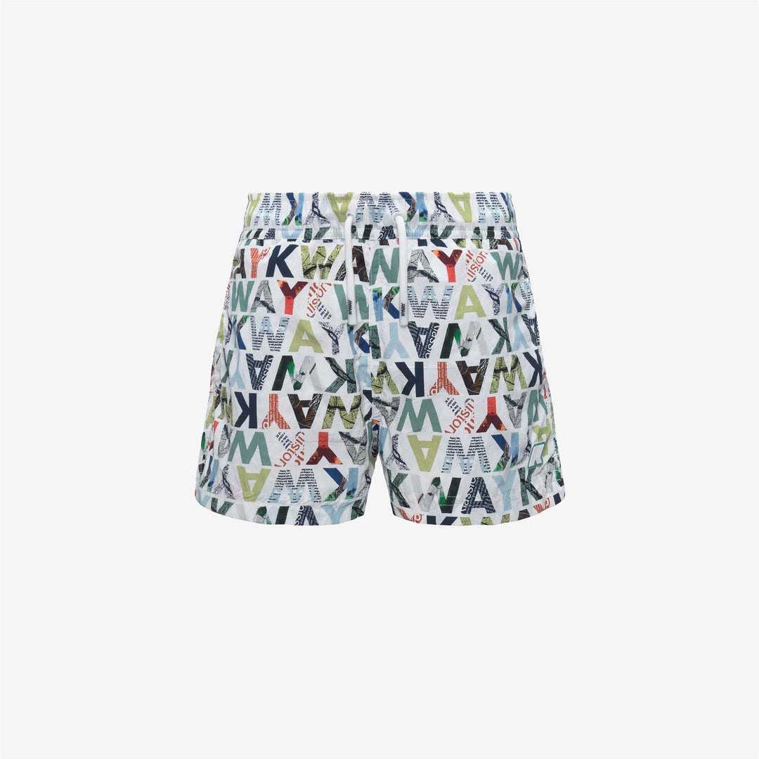 P. HAZEL GRAPHIC BEACH - Bathing Suits - Costume da bagno boxer - Bambino - GRAPHIC LETTERING 01