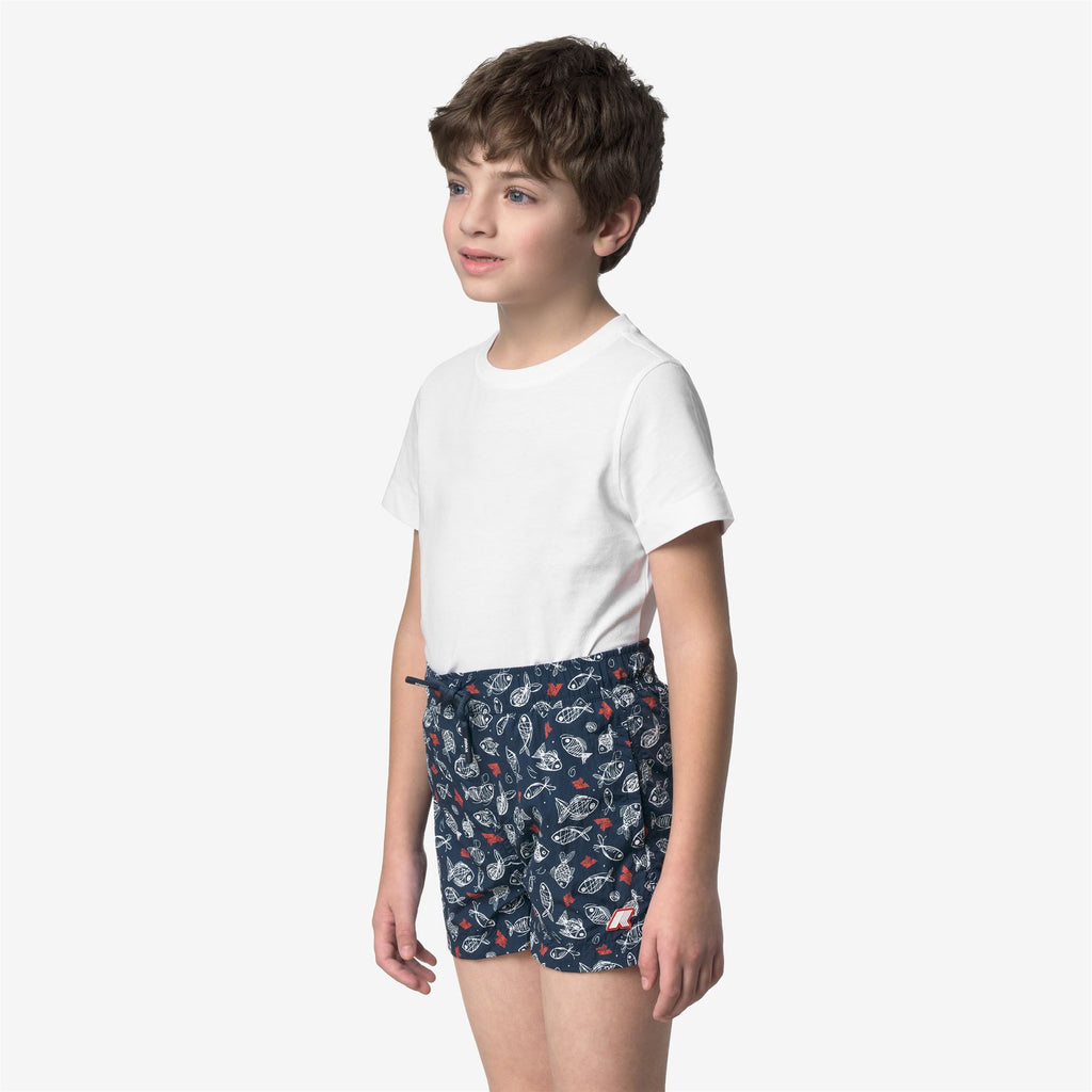 Bathing Suits_Boy_P. HAZEL GRAPHIC BEACH_Swimming Trunks_GRAPHIC FISHES KID - Commercial 5