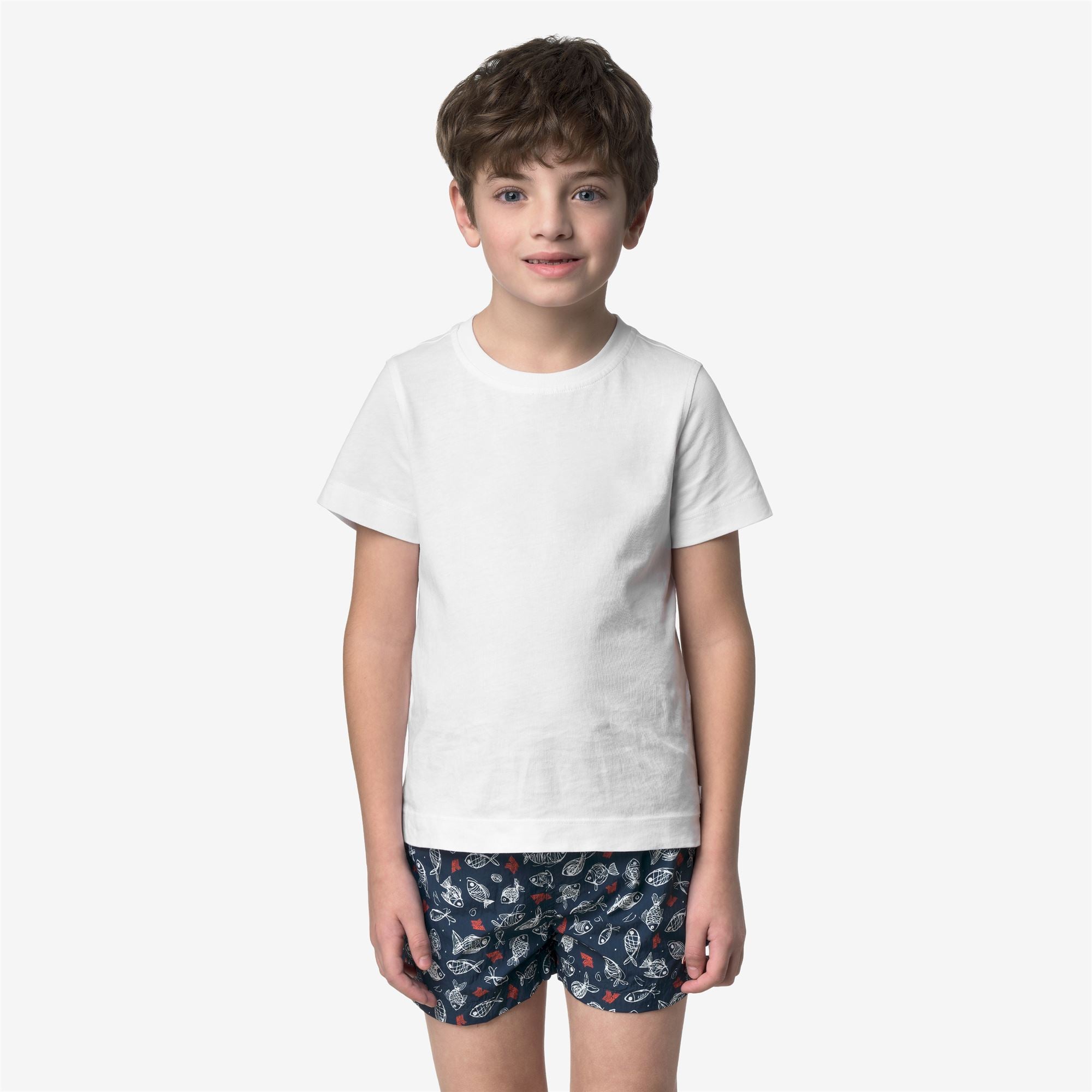 Bathing Suits_Boy_P. HAZEL GRAPHIC BEACH_Swimming Trunks_GRAPHIC FISHES KID - Commercial 4
