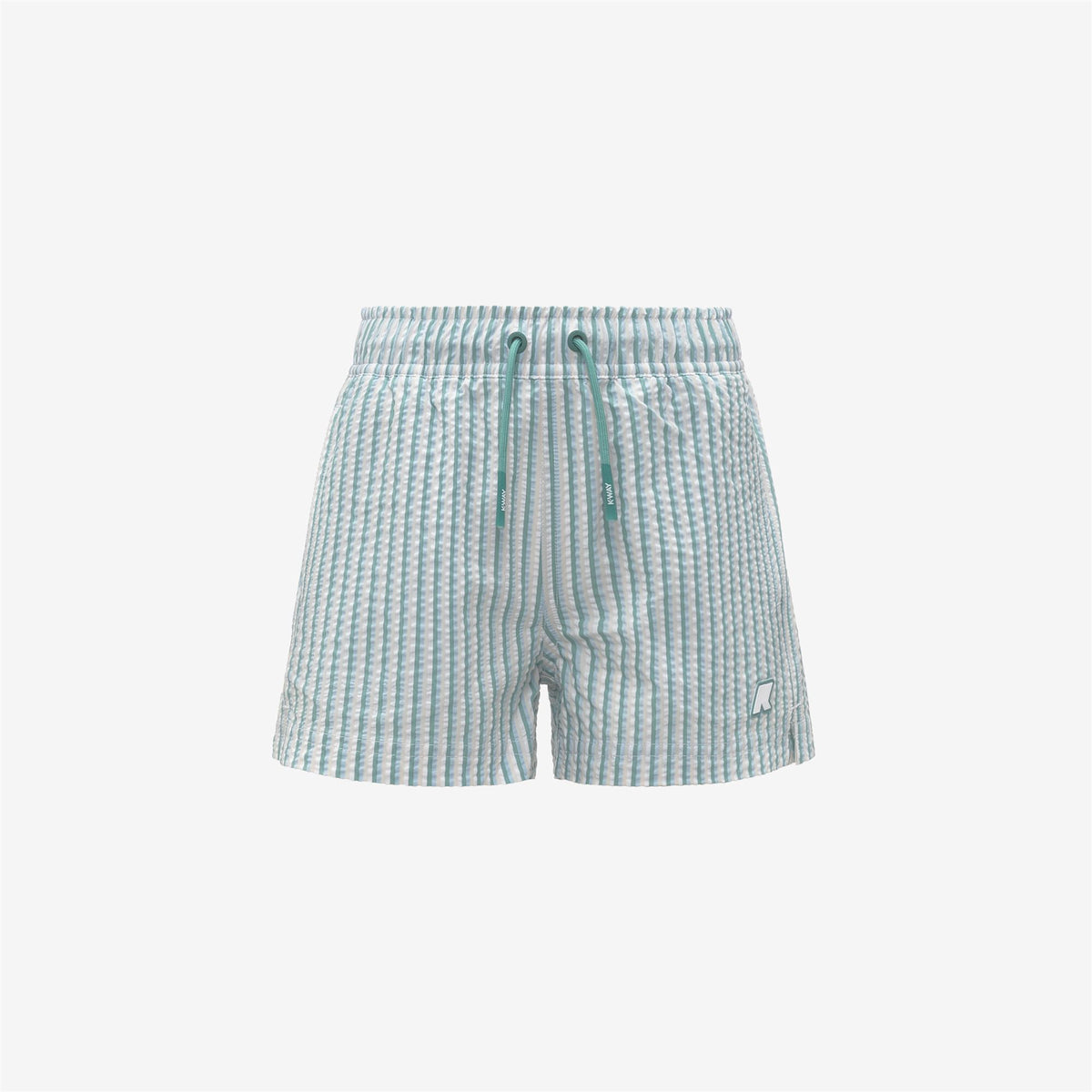 Bathing Suits_Boy_P. HAZEL MULTISTRIPES BEACH_Swimming Trunks_White-Beige-LtBlue-Green - Commercial 1