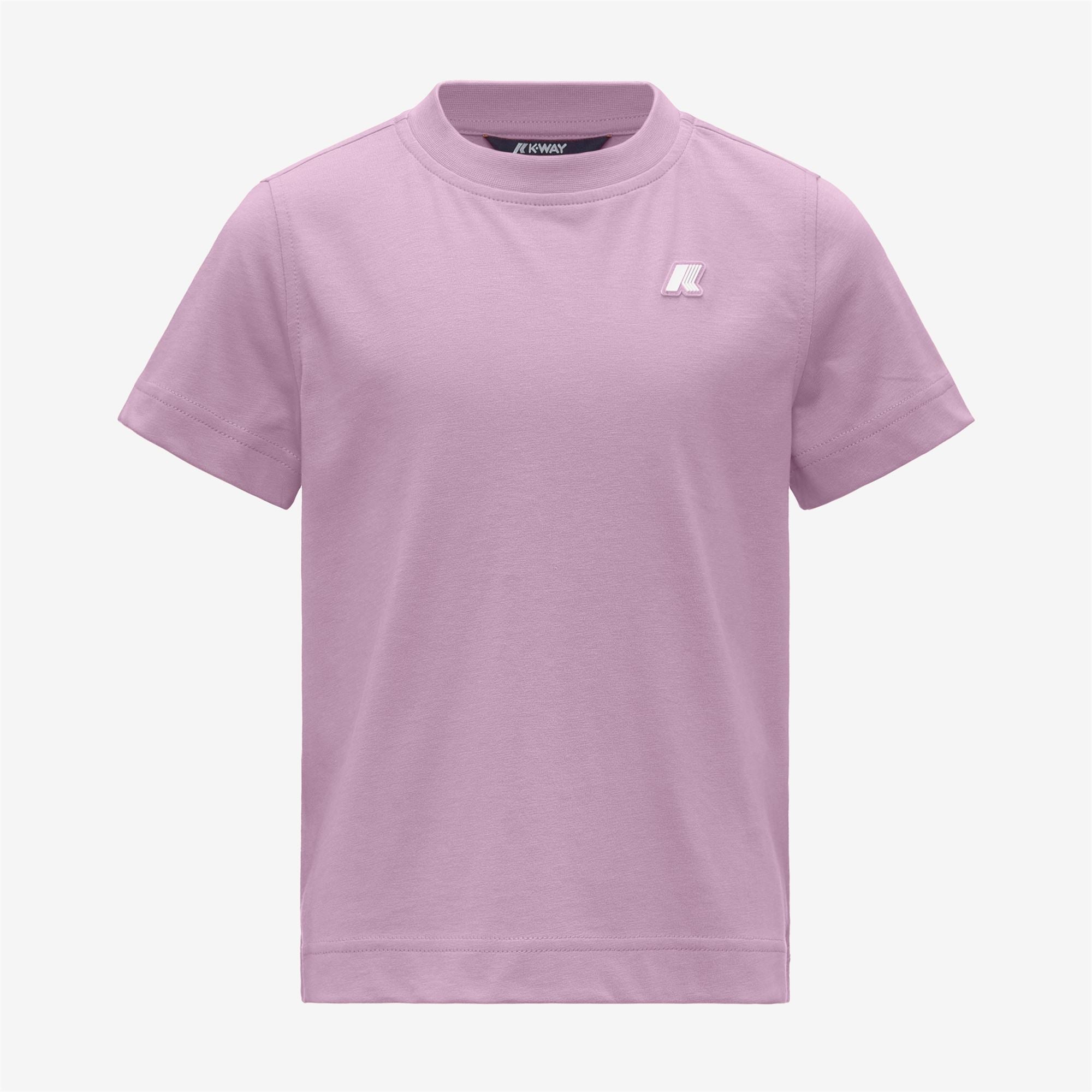 T-Shirts & Top_Girl_P. MELIS JERSEY_T-Shirt_Violet Glicine - Commercial 1