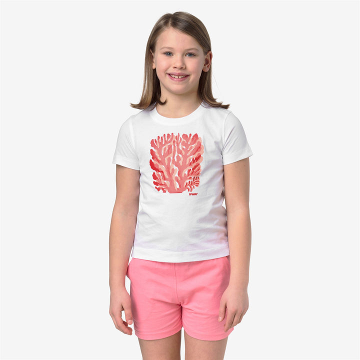 P. MELIS CORAIL JERSEY - T-ShirtsTop - T-Shirt - Girl - WHITE 3