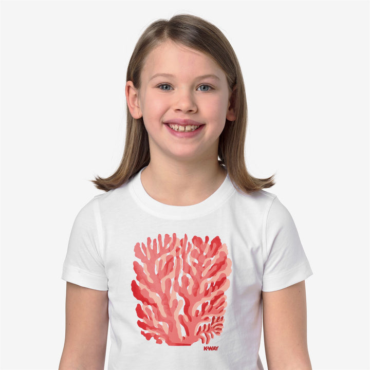 P. MELIS CORAIL JERSEY T-Shirt & Top T-Shirt Niña White-White 4