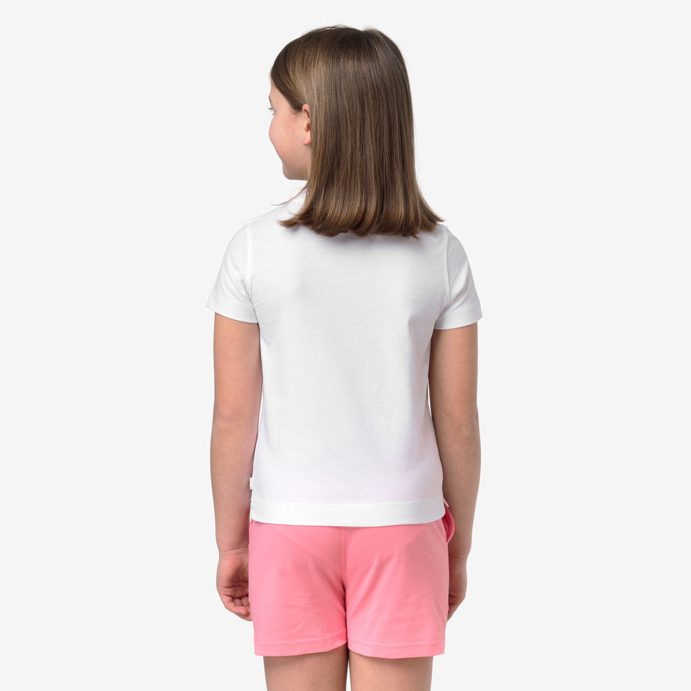 P. MELIS CORAIL JERSEY T-Shirts & Top T-Shirt Girl White-White 02