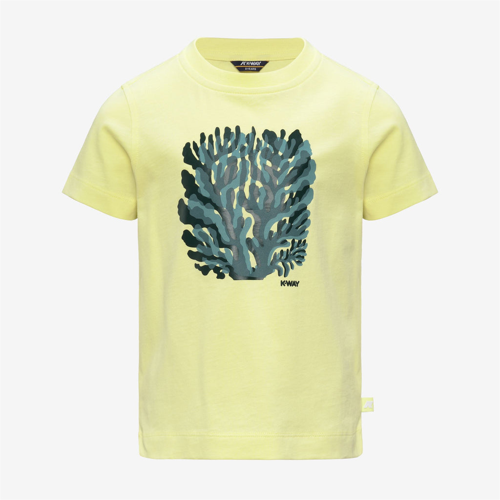 T-Shirts & Top_Girl_P. MELIS CORAIL JERSEY_T-Shirt_Yellow Lime - Commercial 1