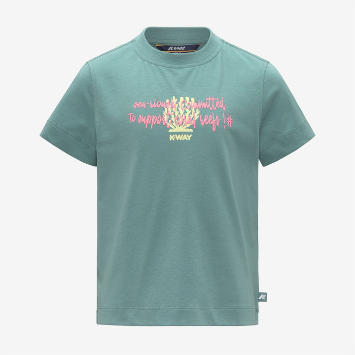 P. MELIS SEA RIOUSLY JERSEY T-Shirt & Top T-Shirt Niña Green Mine 5
