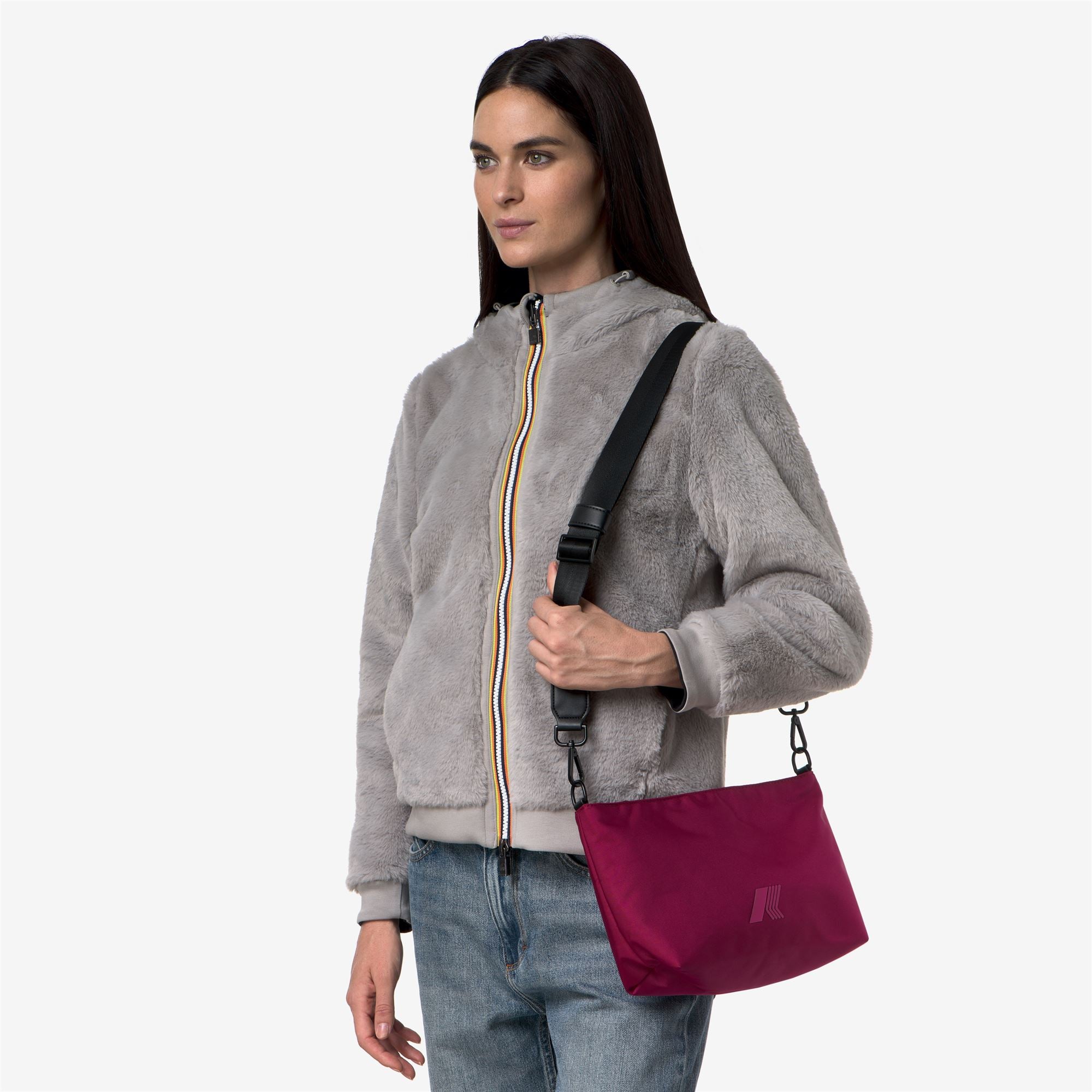 Bags_Woman_AMIE_Shoulder Bag_Red Granita - Commercial 5