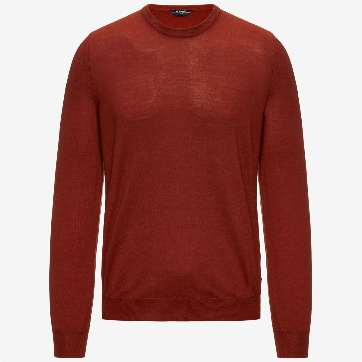 Knitwear_Man_SEBASTIEN WOOL SILK CASHMERE_Pull Over_Brown Piquant - Commercial 1