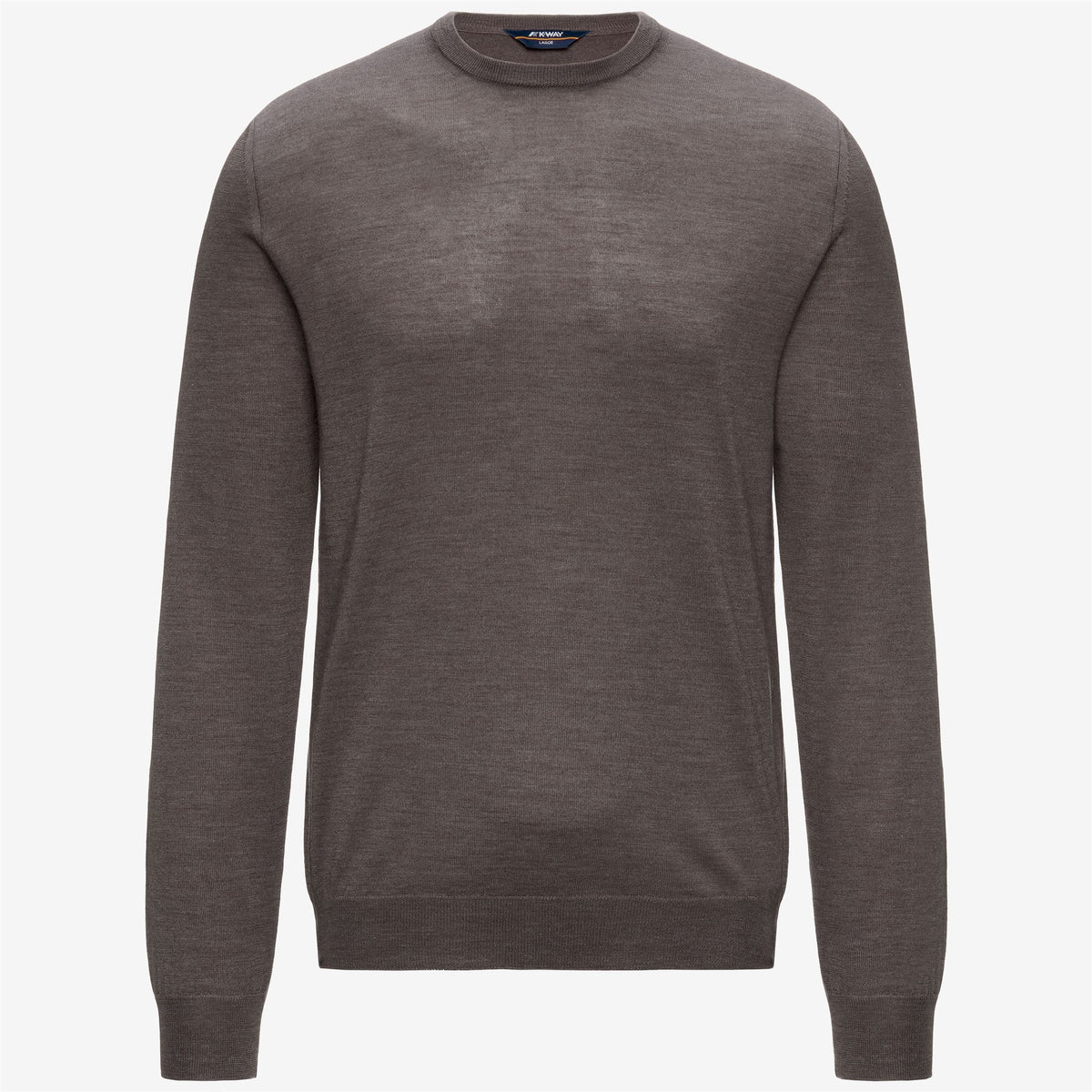Knitwear_Man_SEBASTIEN WOOL SILK CASHMERE_Pull Over_BROWN DARK - Commercial 1