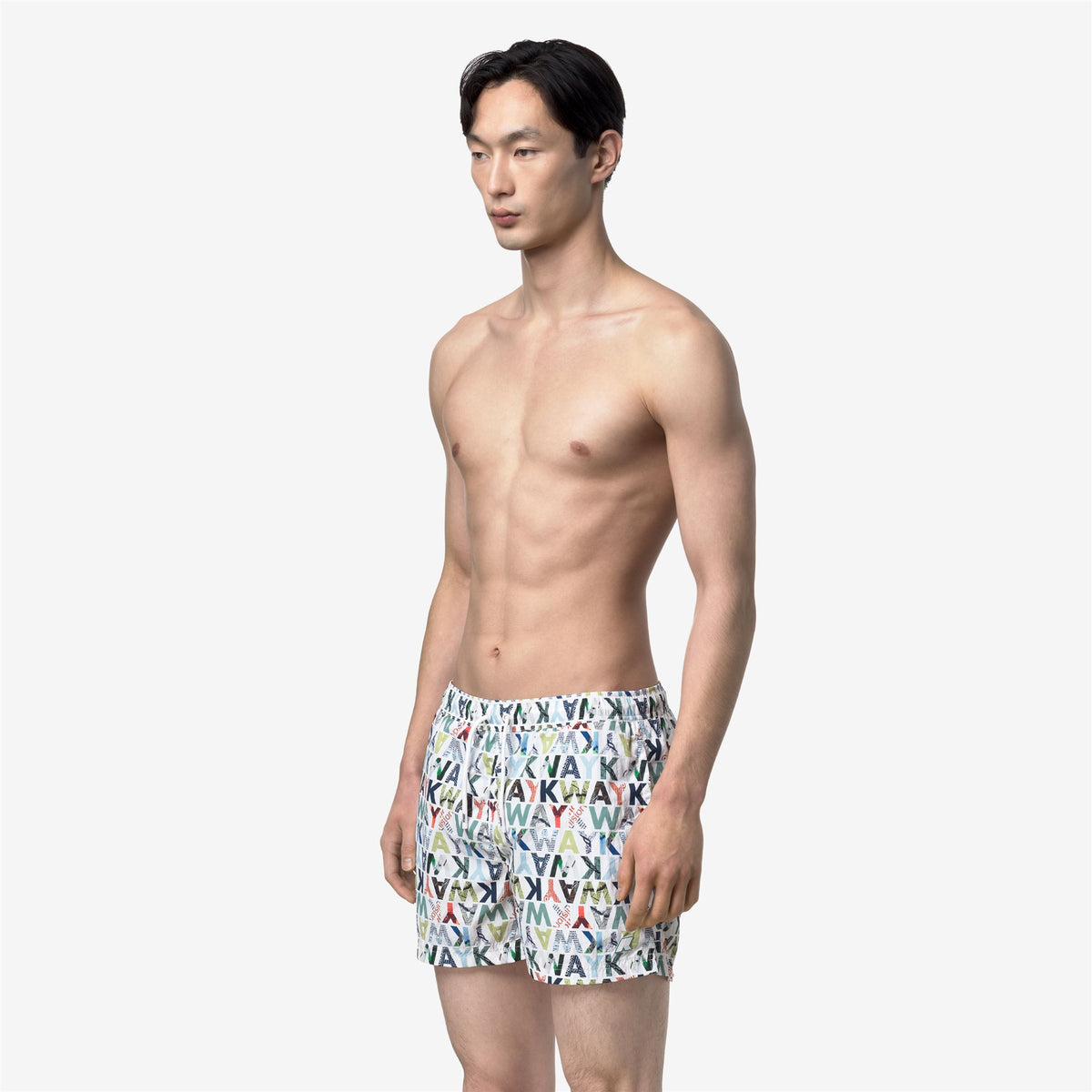 Bathing Suits_Man_HAZEL GRAPHIC BEACH_Swimming Trunks_GRAPHIC LETTERING - Commercial 5