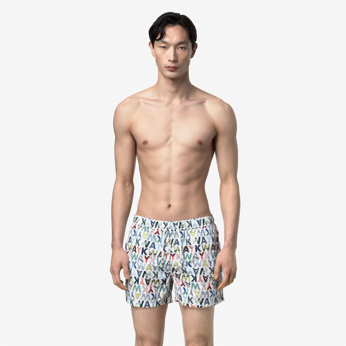 Bathing Suits_Man_HAZEL GRAPHIC BEACH_Swimming Trunks_GRAPHIC LETTERING - Commercial 4