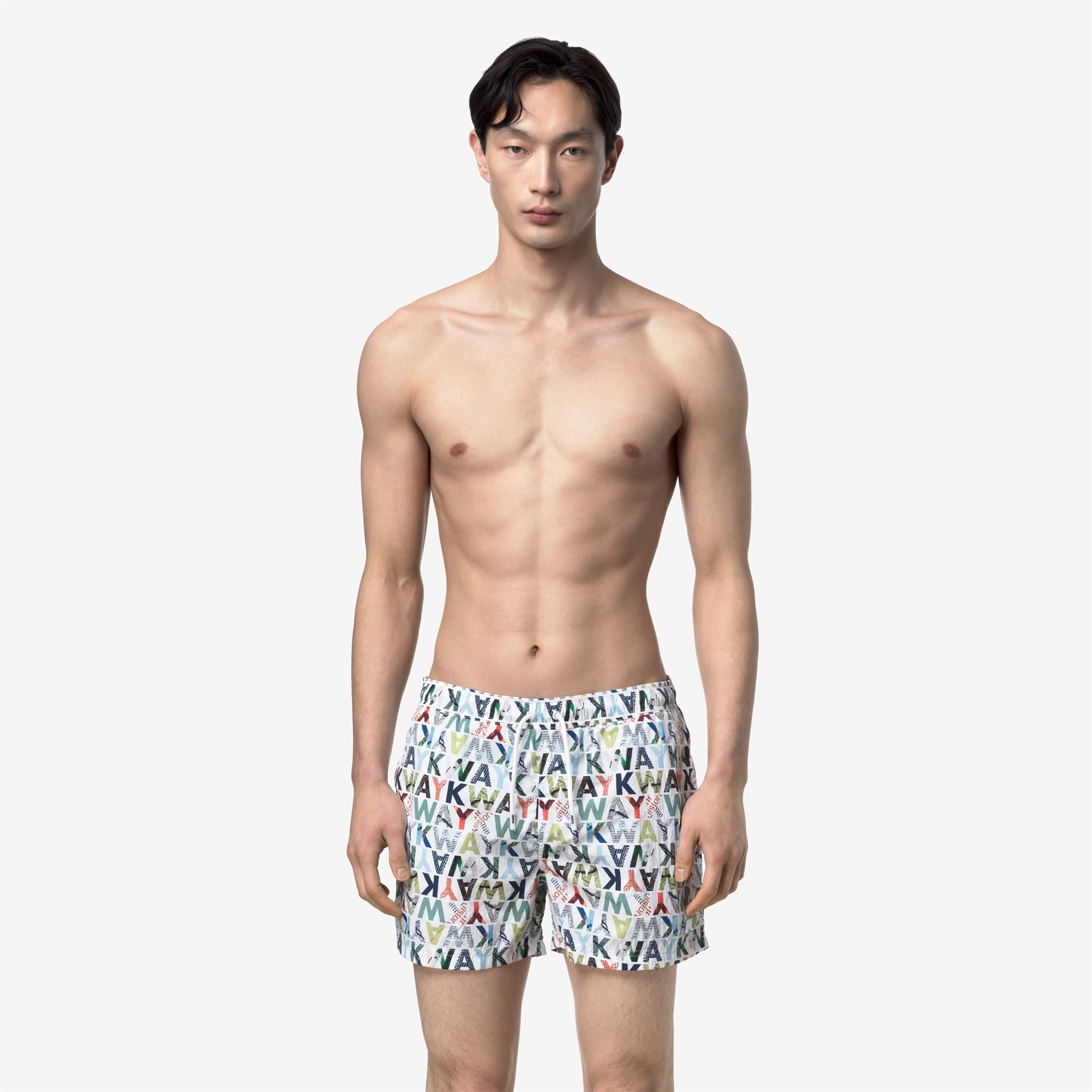 Bathing Suits_Man_HAZEL GRAPHIC BEACH_Swimming Trunks_GRAPHIC LETTERING - Commercial 4