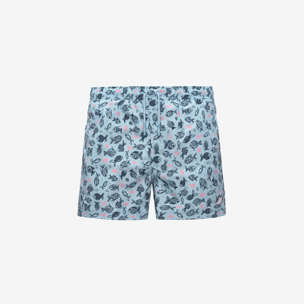 Bathing Suits_Man_HAZEL GRAPHIC BEACH_Swimming Trunks_GRAPHIC FISHES - Commercial 1