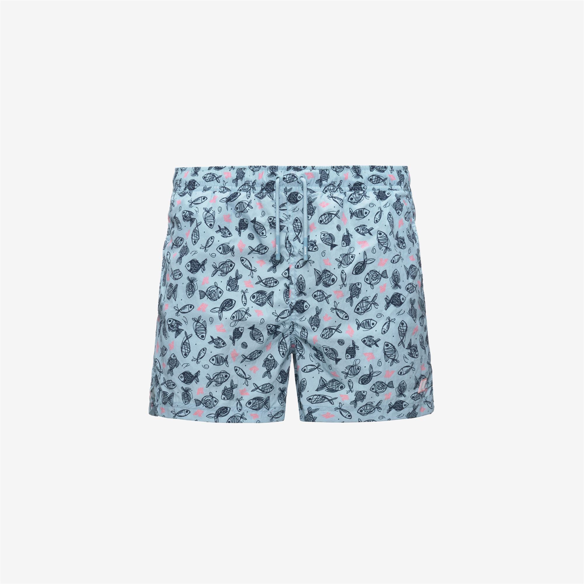 Bathing Suits_Man_HAZEL GRAPHIC BEACH_Swimming Trunks_GRAPHIC FISHES - Commercial 1