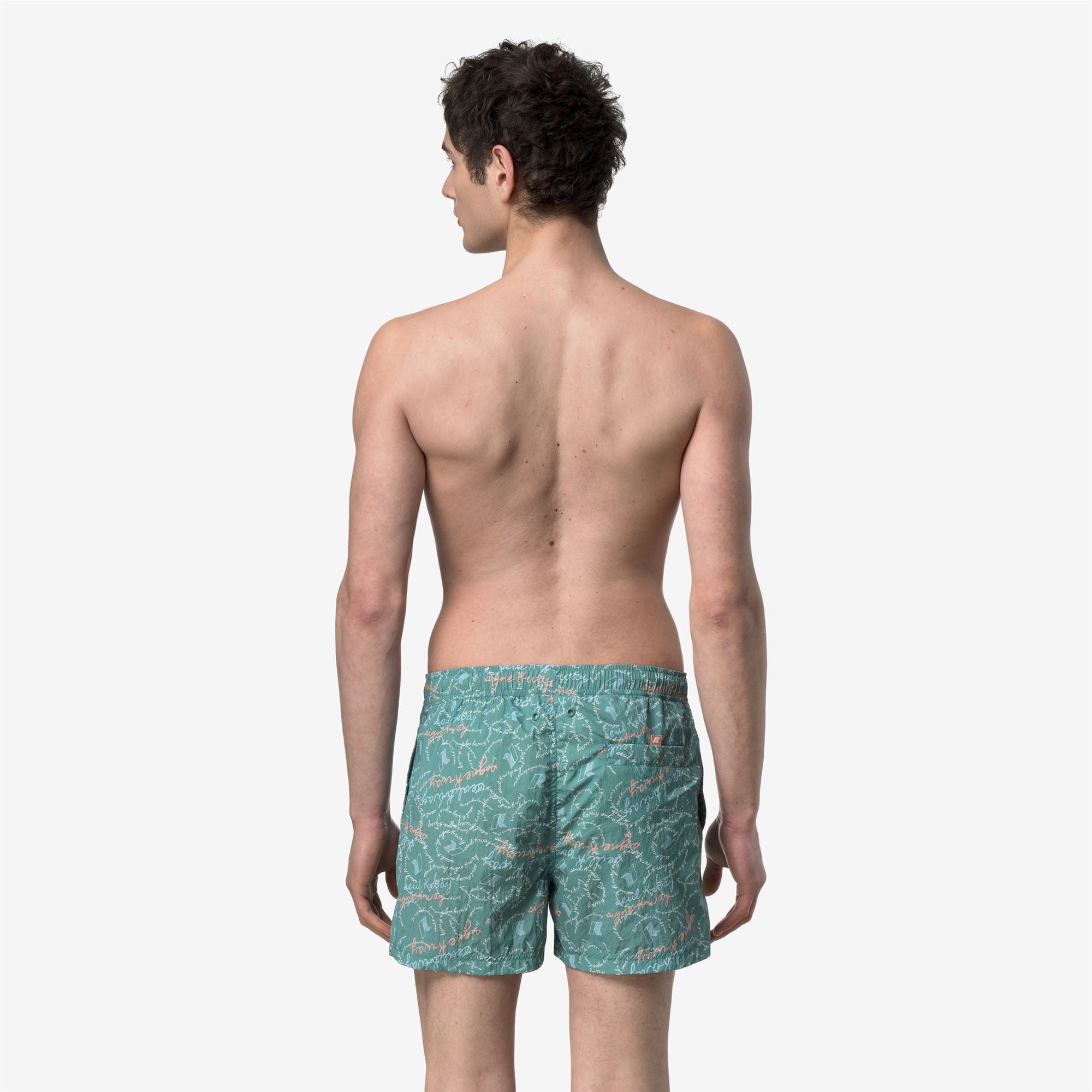 Bathing Suits_Man_HAZEL GRAPHIC BEACH_Swimming Trunks_GRAPHIC SEUL K-WAY - Commercial 6