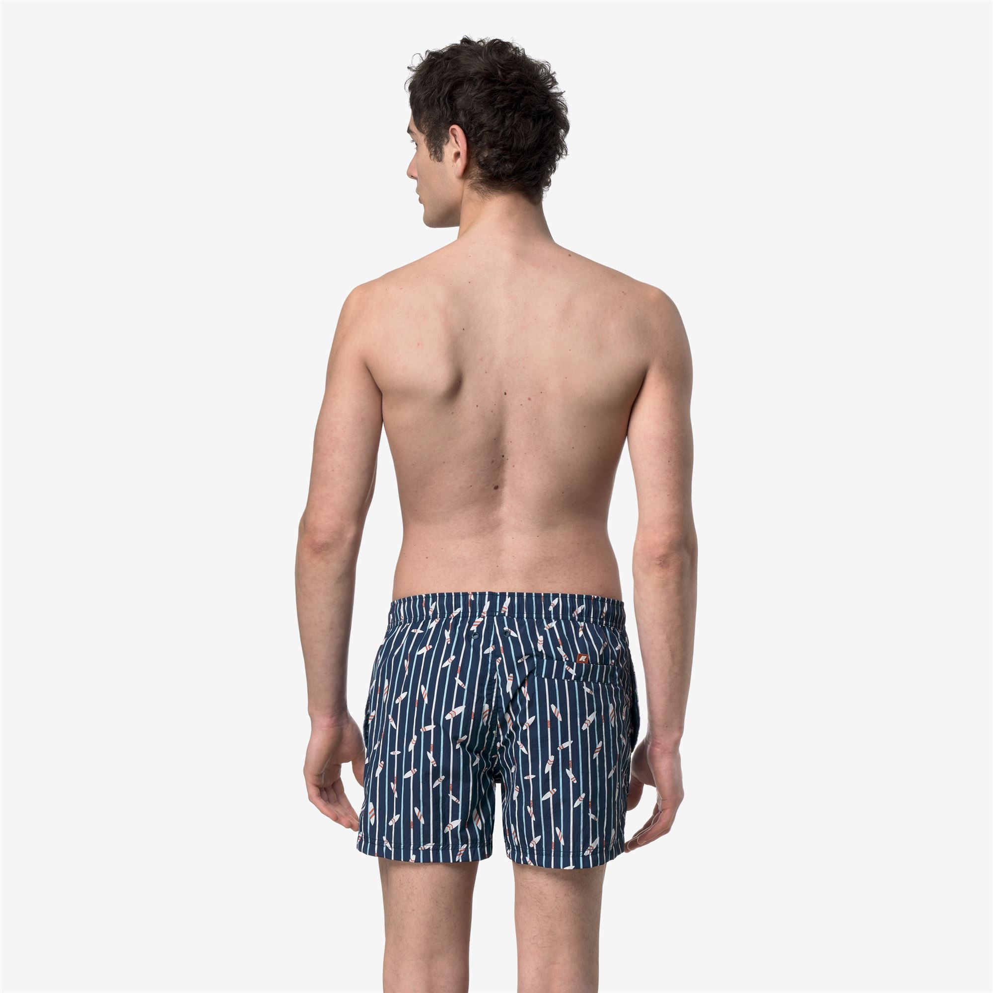 Bathing Suits_Man_HAZEL GRAPHIC BEACH_Swimming Trunks_GRAPHIC SURF AND STRIPES - Commercial 6