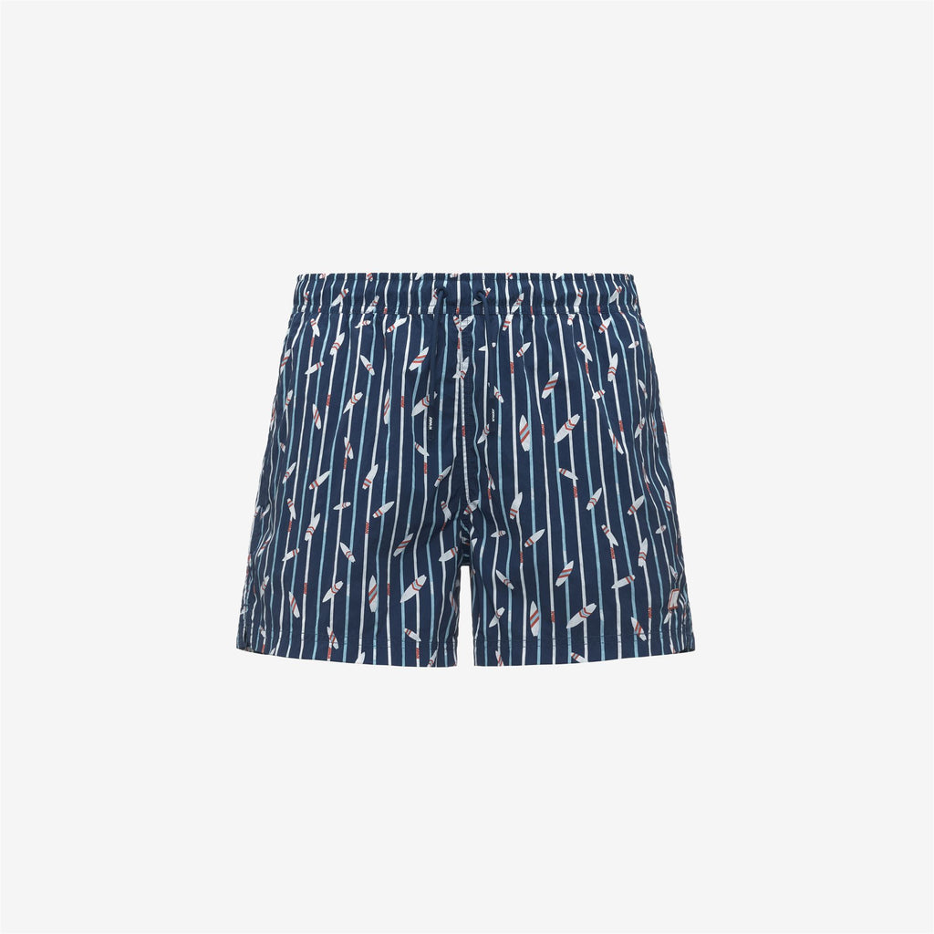 Bathing Suits_Man_HAZEL GRAPHIC BEACH_Swimming Trunks_GRAPHIC SURF AND STRIPES - Commercial 1