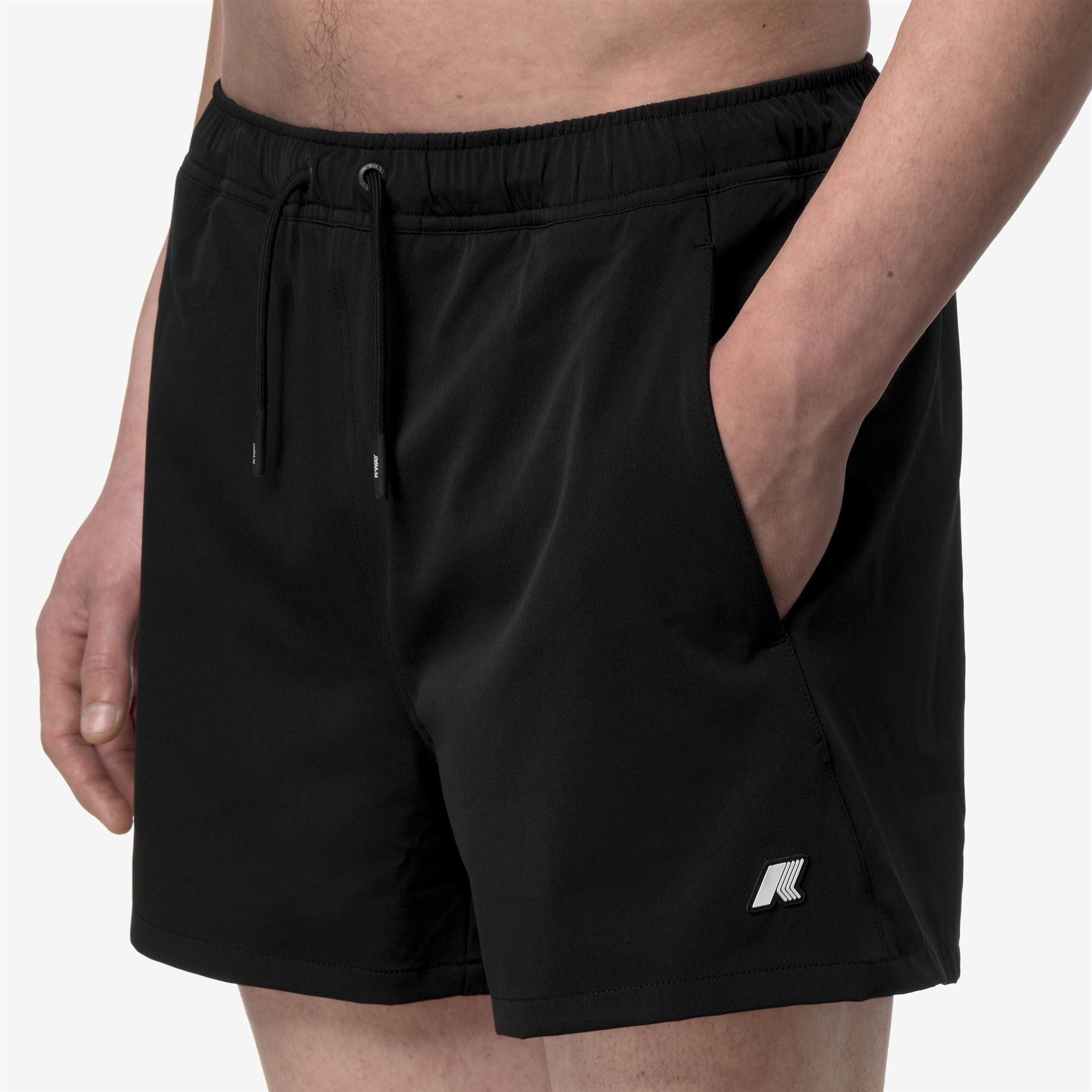 Bathing Suits_Man_HAFEL TEK STRETCH BEACH_Swimming Trunks_Black Pure - Black Pure - Commercial 7