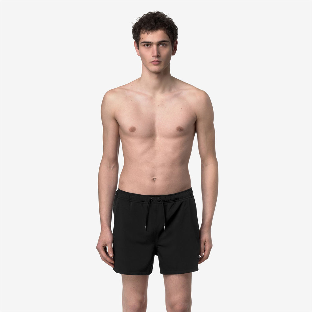 Bathing Suits_Man_HAFEL TEK STRETCH BEACH_Swimming Trunks_Black Pure - Black Pure - Commercial 4