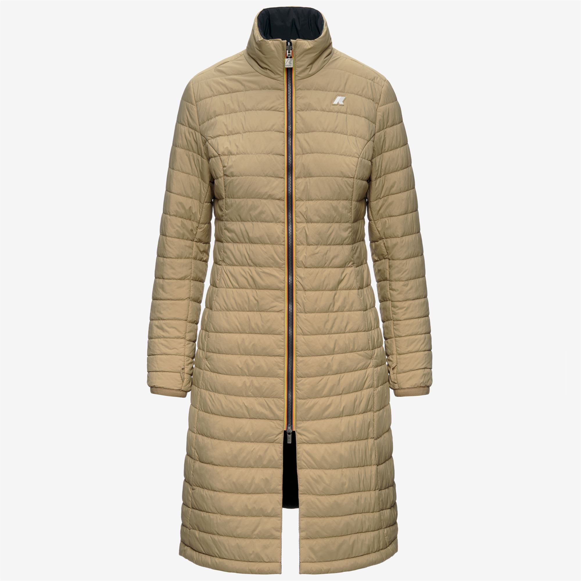 Jackets_Woman_MIRANDA 3IN1_Long_Black Pure - Beige Khaki - Commercial 3