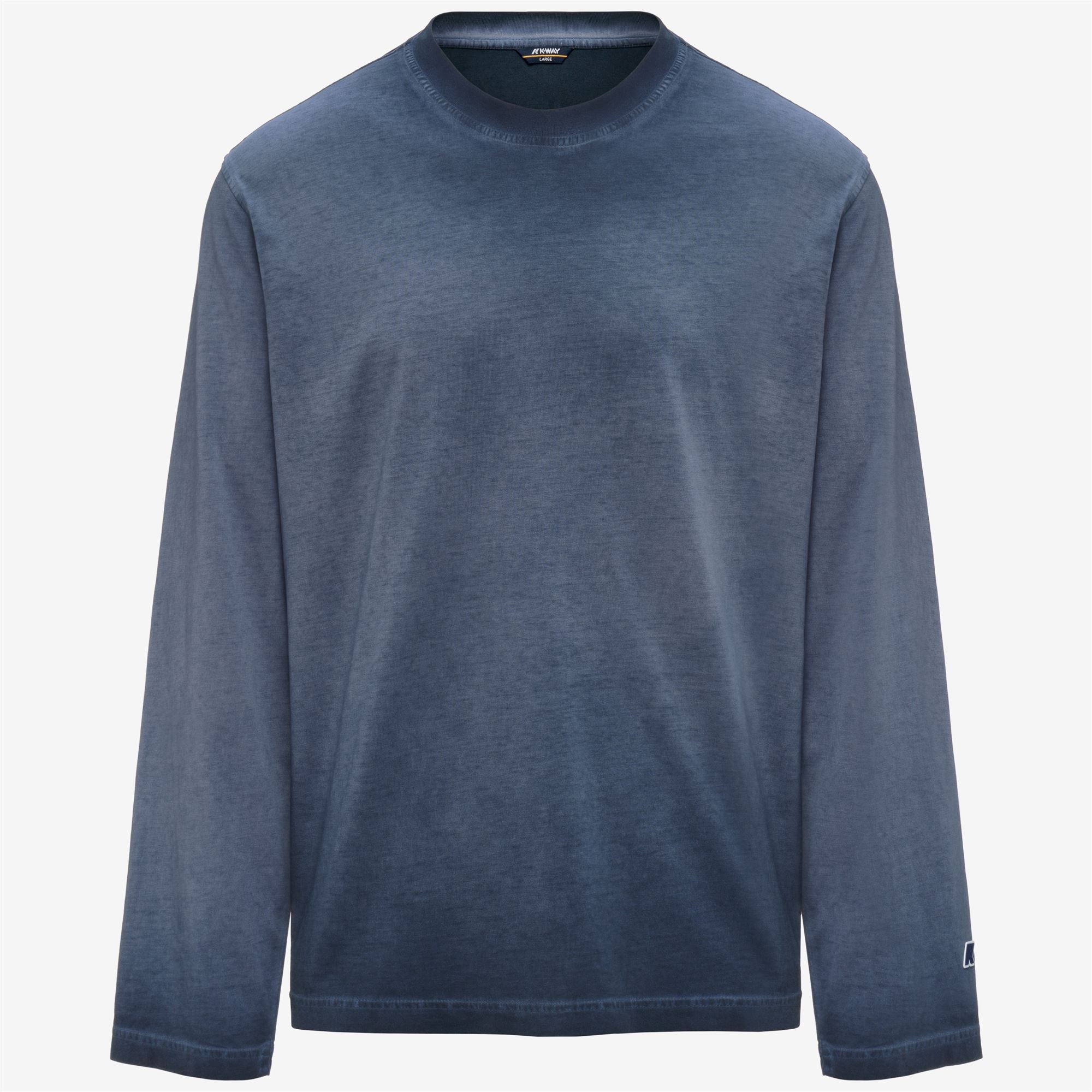 T-Shirts & Top_Man_NARDO LF_T-Shirt_Blue Insignia - Commercial 1