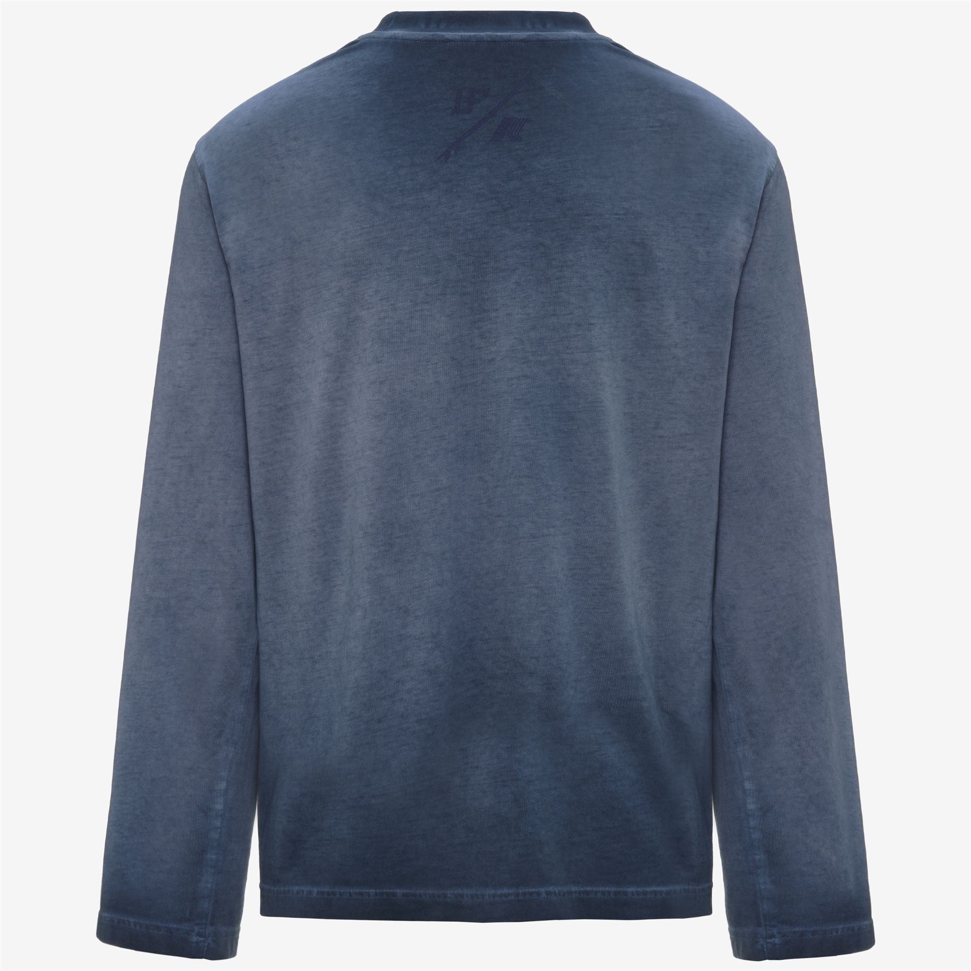 T-Shirts & Top_Man_NARDO LF_T-Shirt_Blue Insignia - Commercial 2