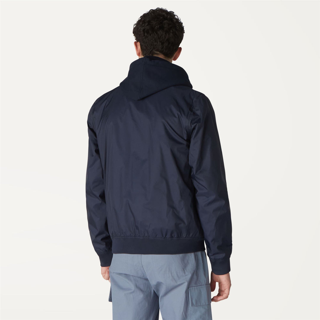Blue Men's Casual Summer Jacket with Waterproof Features main