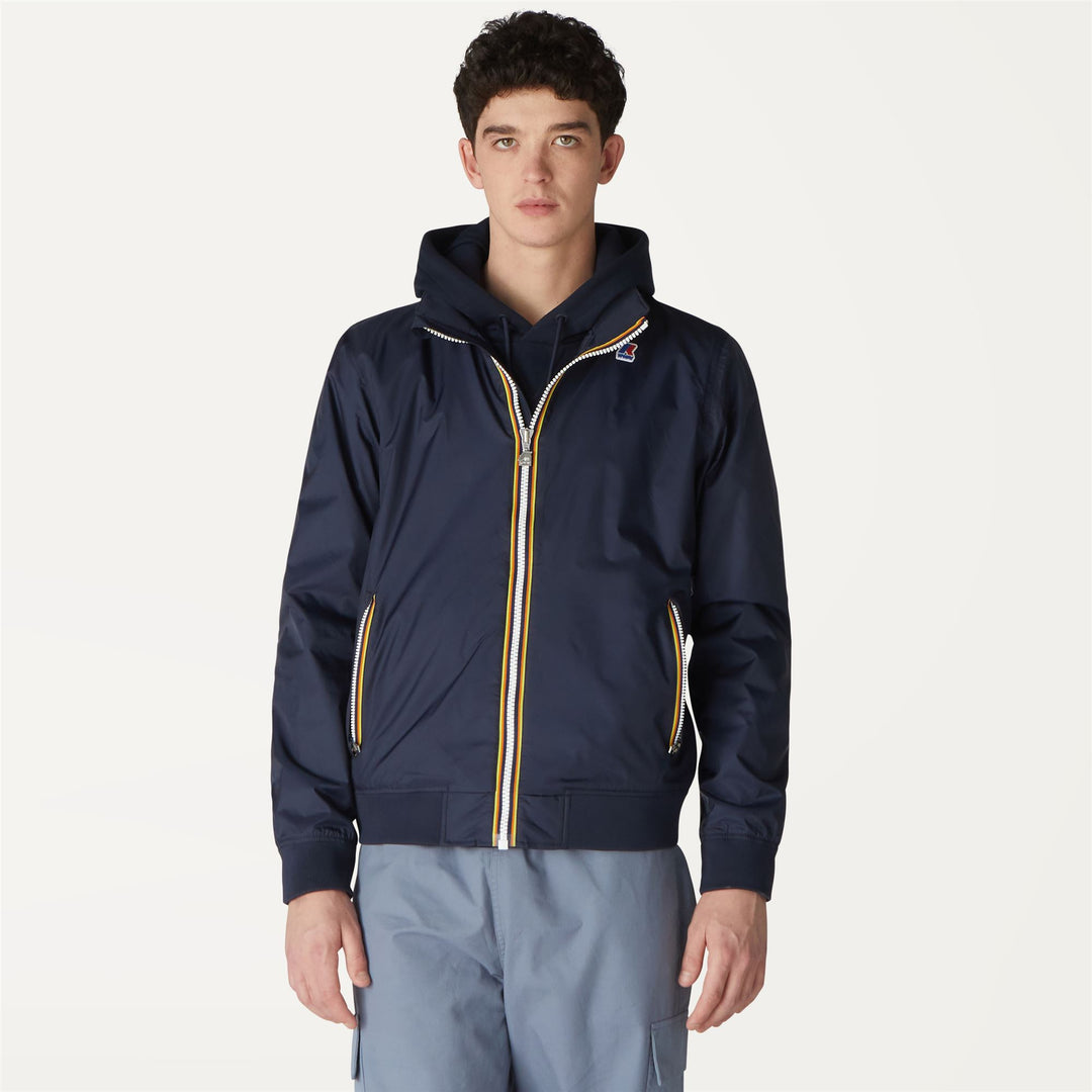 Blue Men's Casual Summer Jacket with Waterproof Features main