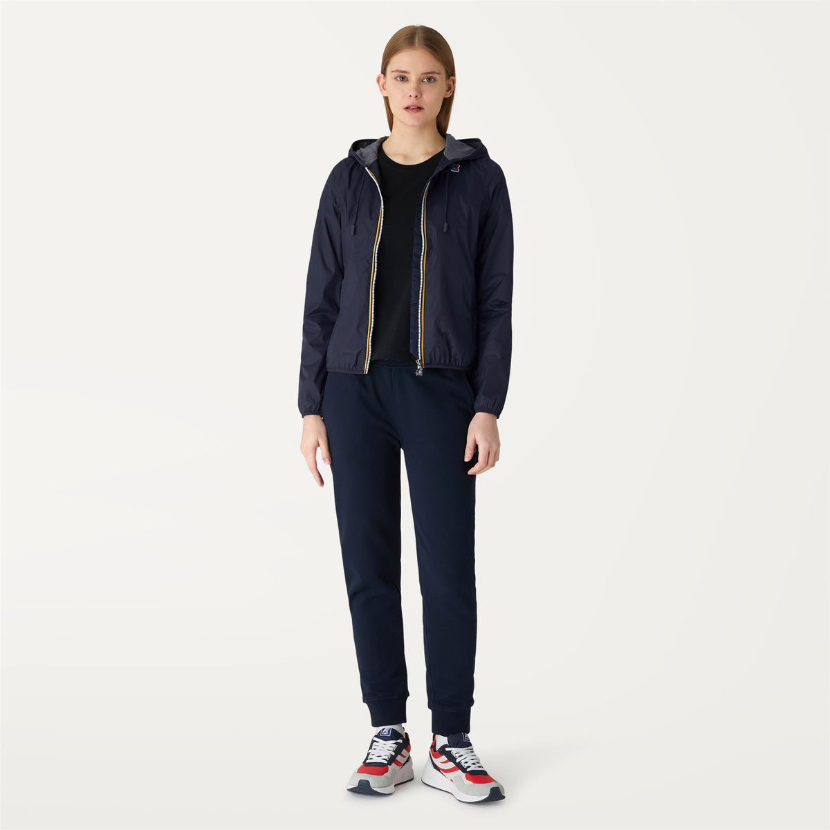 Jackets_Woman_LILY POLY JERSEY_Short_Blue Depth - Commercial 4