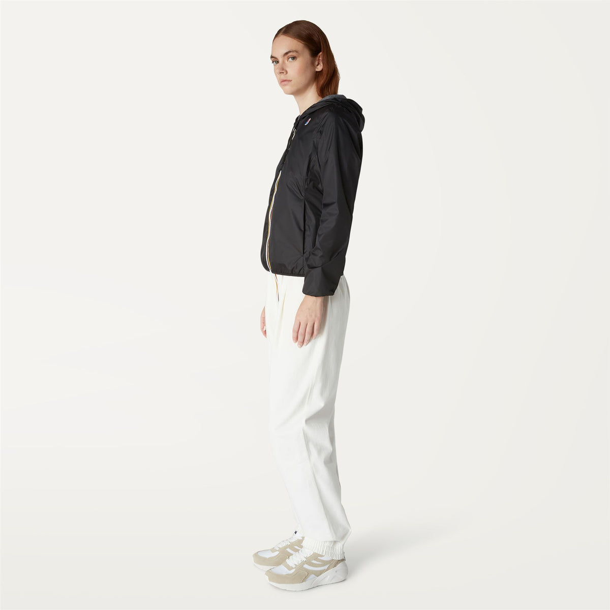 Jackets_Woman_LILY POLY JERSEY_Short_Black Pure - Commercial 5
