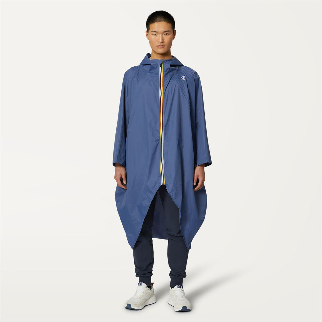 Jackets_Unisex_LE VRAI 3.0 RENNES_Poncho_Blue Indigo - Commercial 4