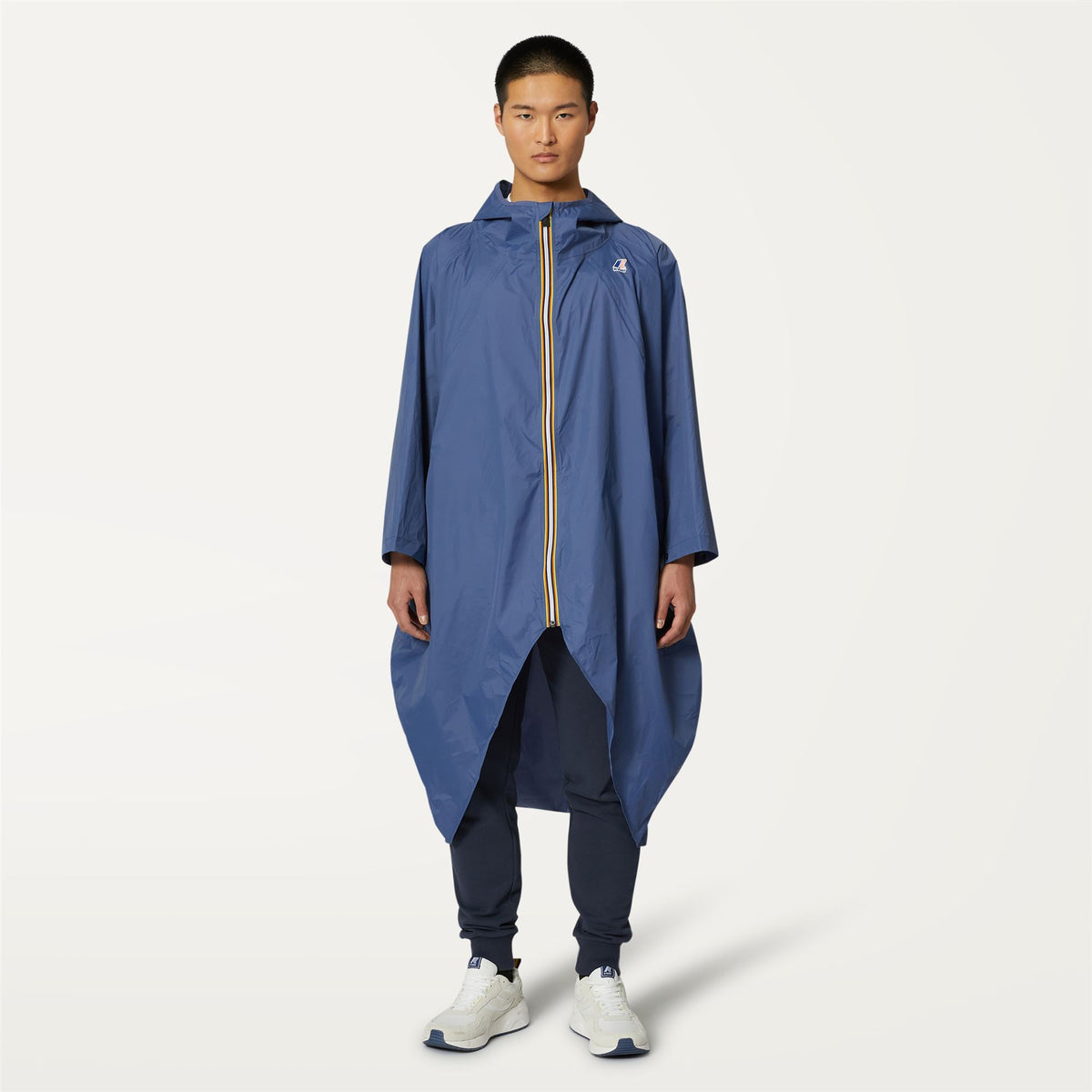 Jackets_Unisex_LE VRAI 3.0 RENNES_Poncho_Blue Indigo - Commercial 4