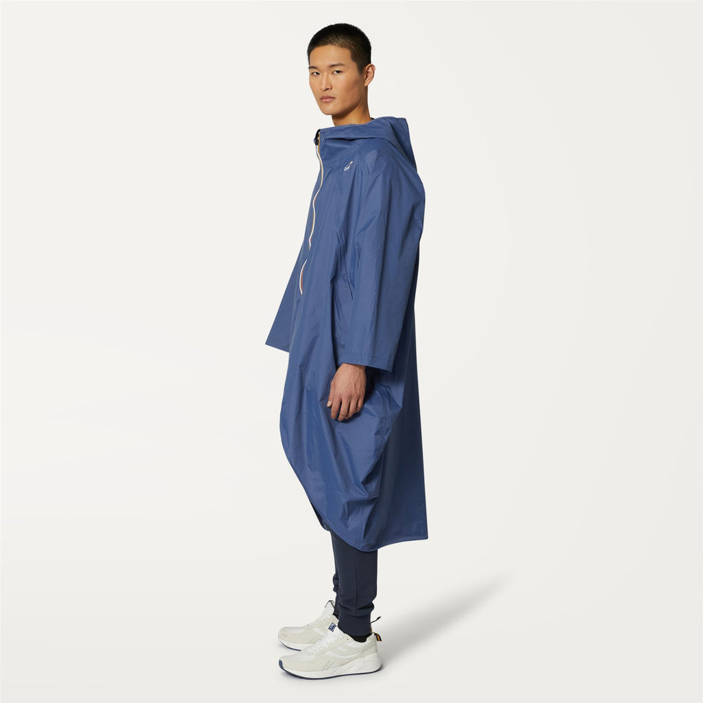 Jackets_Unisex_LE VRAI 3.0 RENNES_Poncho_Blue Indigo - Commercial 5