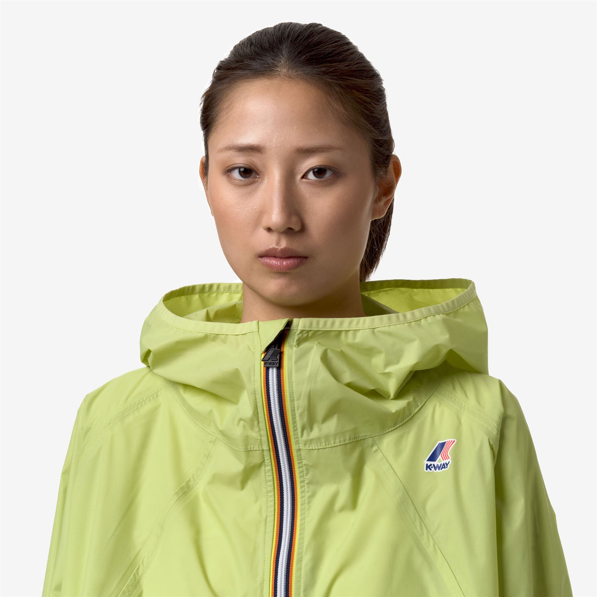 Jackets_Unisex_LE VRAI 3.0 RENNES_Poncho_Green Celery - Commercial 7