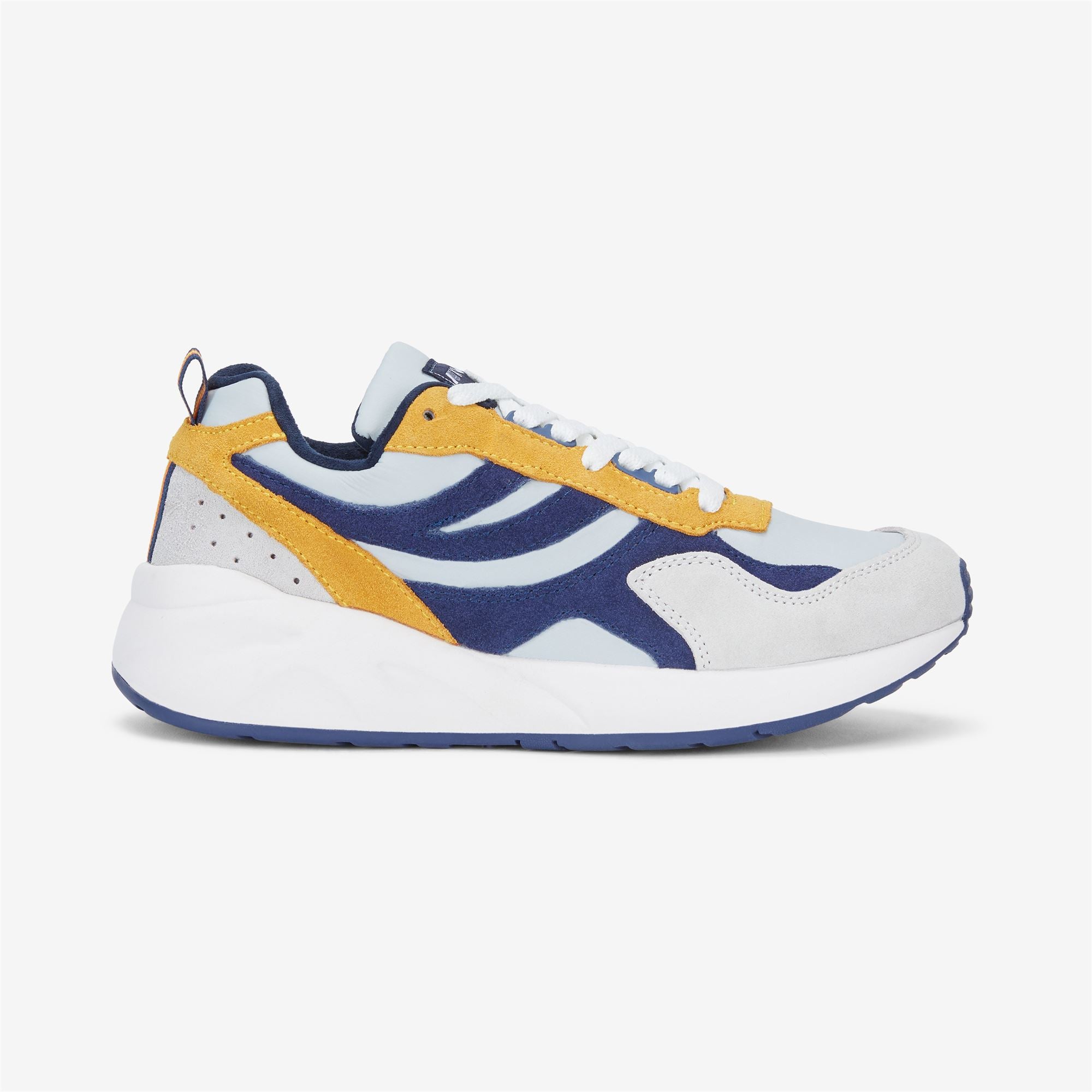 Sport Shoes_Unisex_TRAINING 3.0 LACES_Low Cut_Grey Lt - Blue Medieval - Yellow Sunflower - Commercial 5