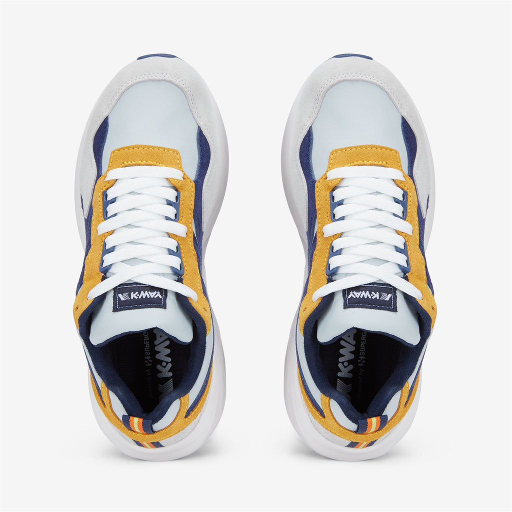 Sport Shoes_Unisex_TRAINING 3.0 LACES_Low Cut_Grey Lt - Blue Medieval - Yellow Sunflower - Commercial 4