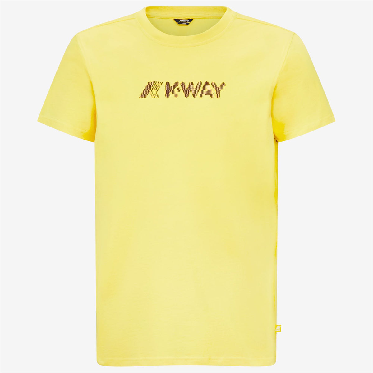 T-Shirts & Top_MAN_ELLIOT 3D STRIPES LOGO_T-Shirt_Yellow Sunstruck - Commercial 1