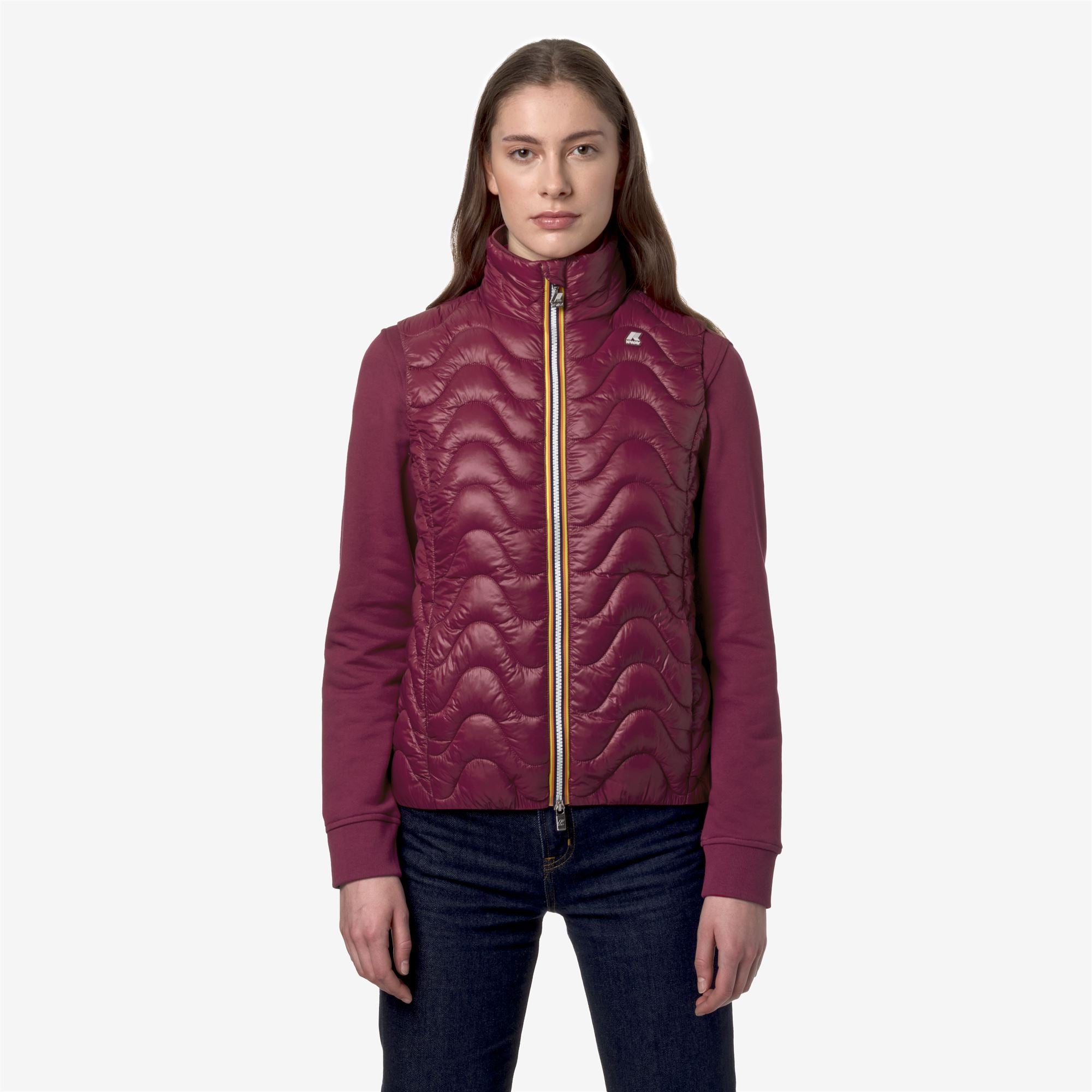 Jackets_Woman_VIOLE QUILTED WARM_Short_Red Dk - Commercial 4